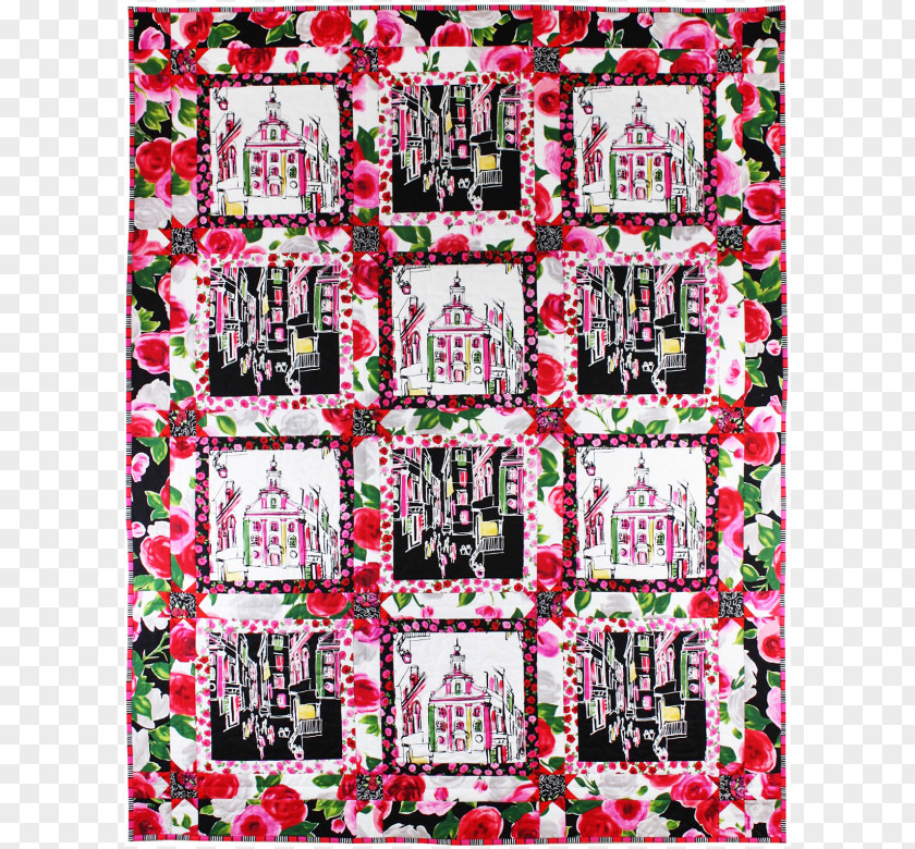 Tula Pink's City Sampler 100 Modern Quilt Blocks Patchwork Textile Rectangle Pattern PNG