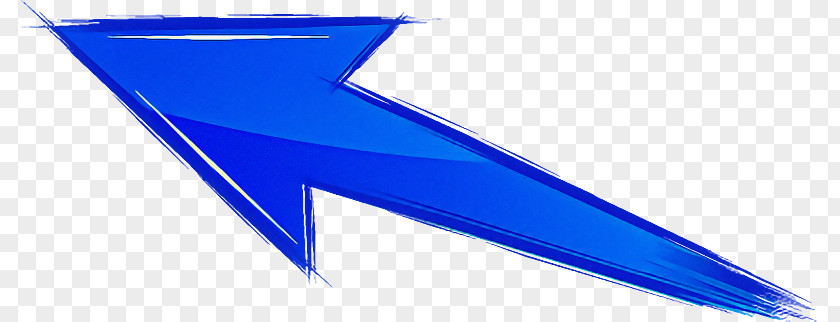 Wing Electric Blue Arrow PNG