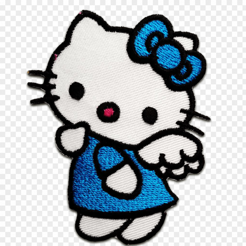 Hello Kitty Name Tag Embroidered Patch Embroidery Character Punk Rock PNG