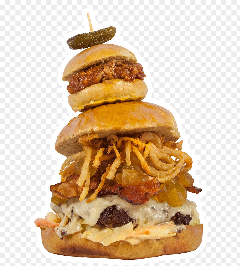 Junk Food Slider Hamburger Cheeseburger Buffalo Burger Breakfast Sandwich PNG