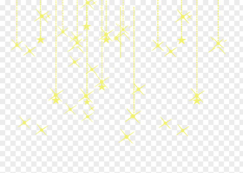 Light Star Yellow Pattern PNG