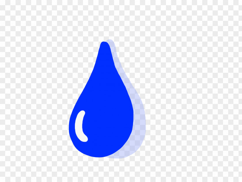 Tear Cobalt Blue Liquid PNG