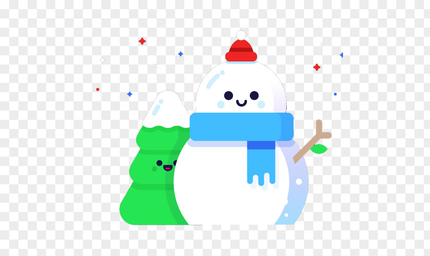 Winter Snowman And Trees Dribbble Poster Designer Illustration PNG