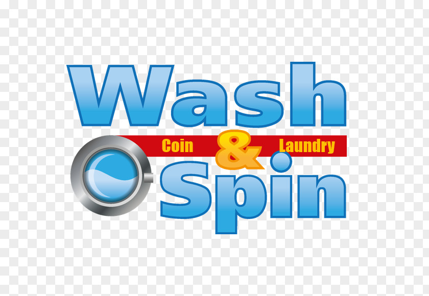 Self-service Laundry Wash & Spin Coin Logo Brand PNG