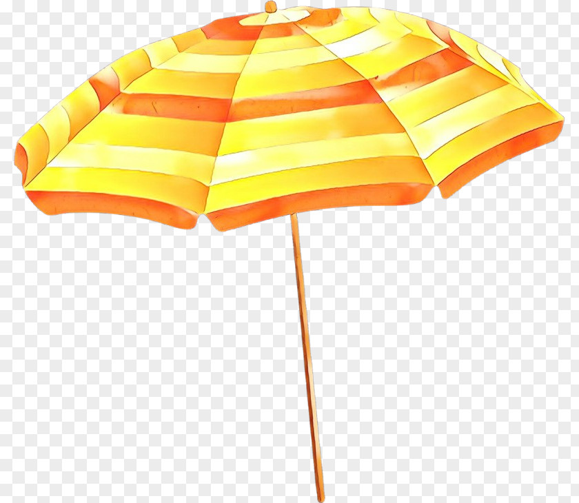 Yellow Orange Umbrella Cartoon PNG