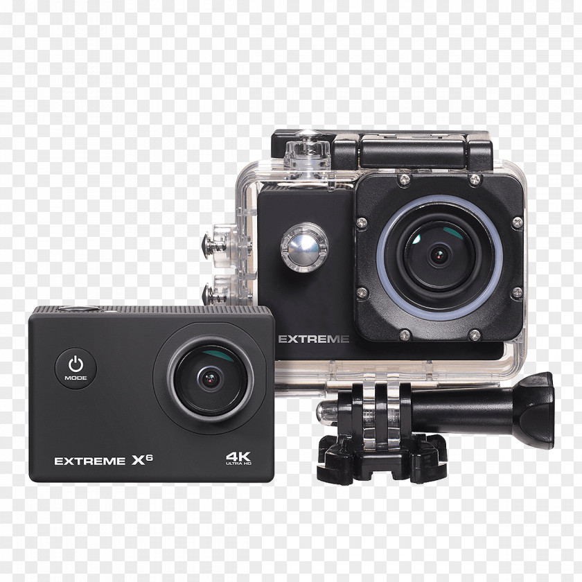 Nikkei Extreme X6 Action Camera Video Cameras 4K Resolution PNG