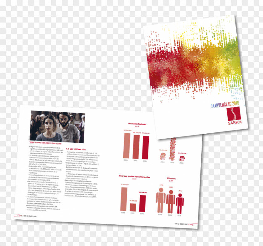 Raport Brochure Graphic Design Créagora Culture House PNG