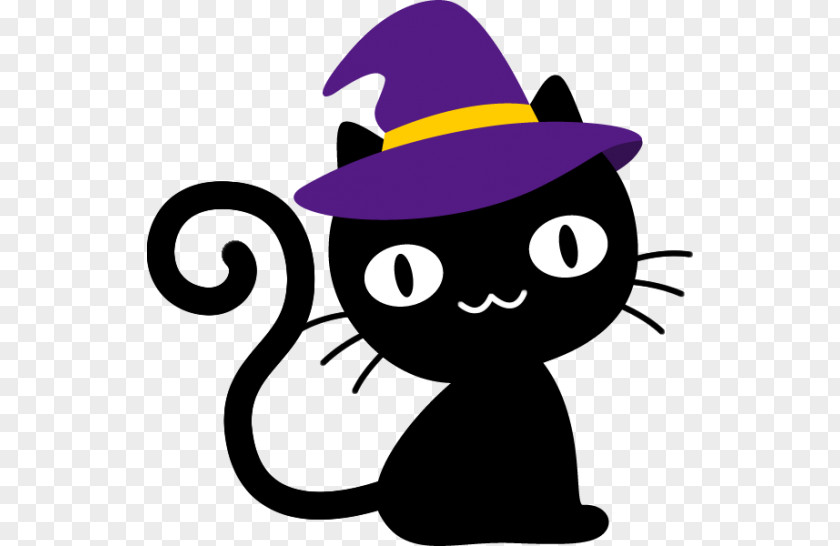 Cat Black Halloween Illustration Costume PNG