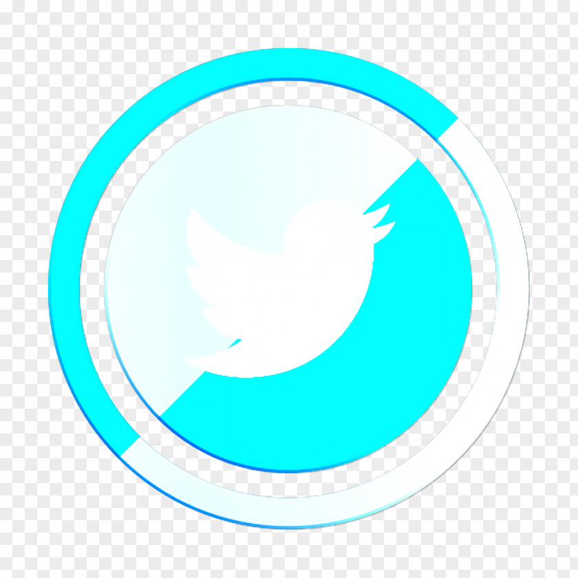 Logo Electric Blue Follow Icon Media Social PNG