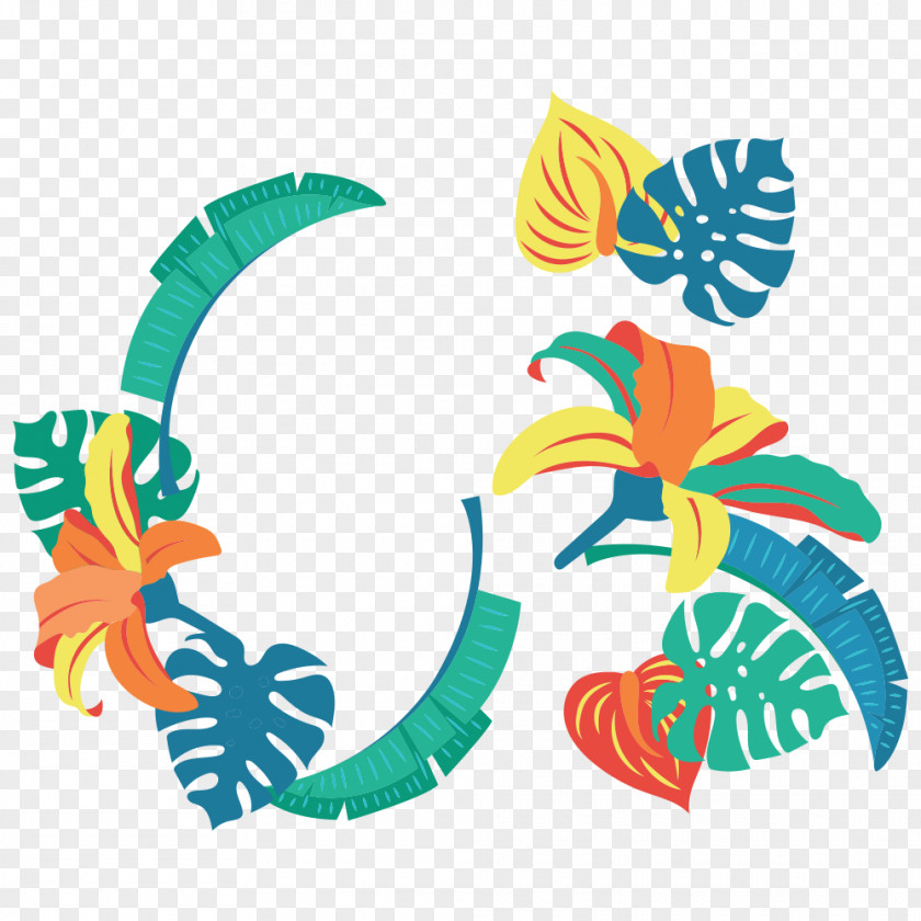 Tropical Plants Tropics Leaf Graphic Design Clip Art PNG