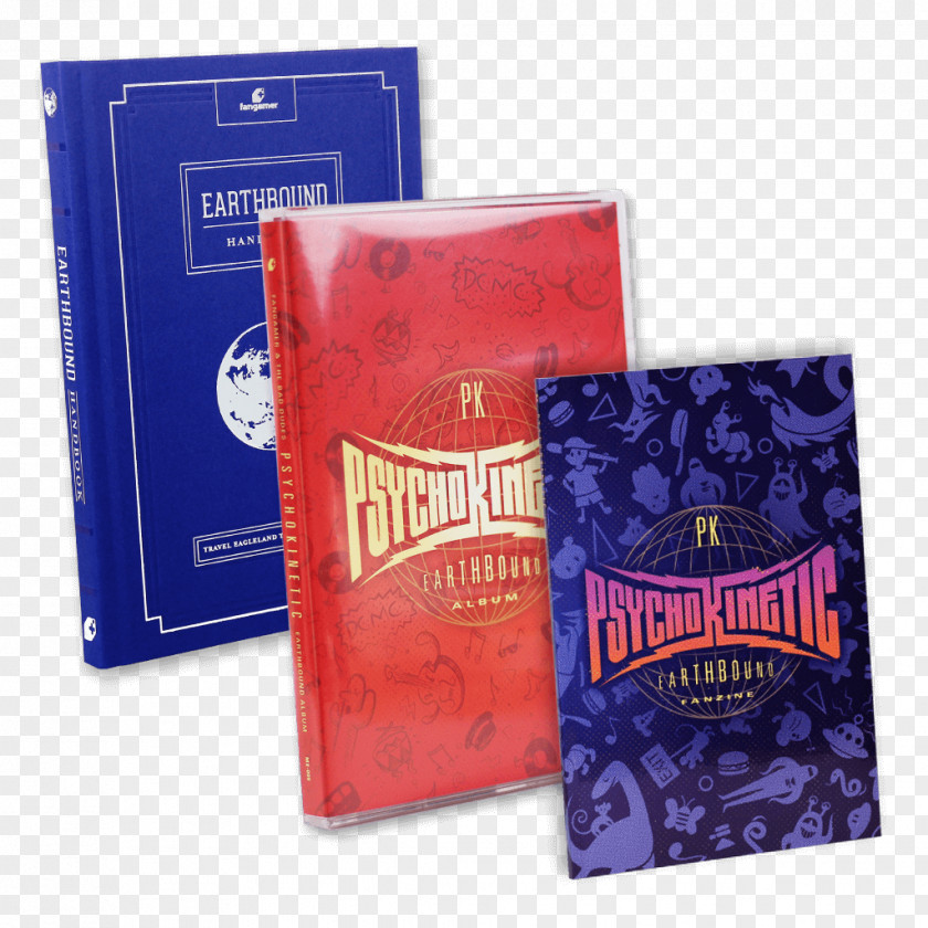 Book Psychokinetic: EarthBound Fanzine Brand PNG