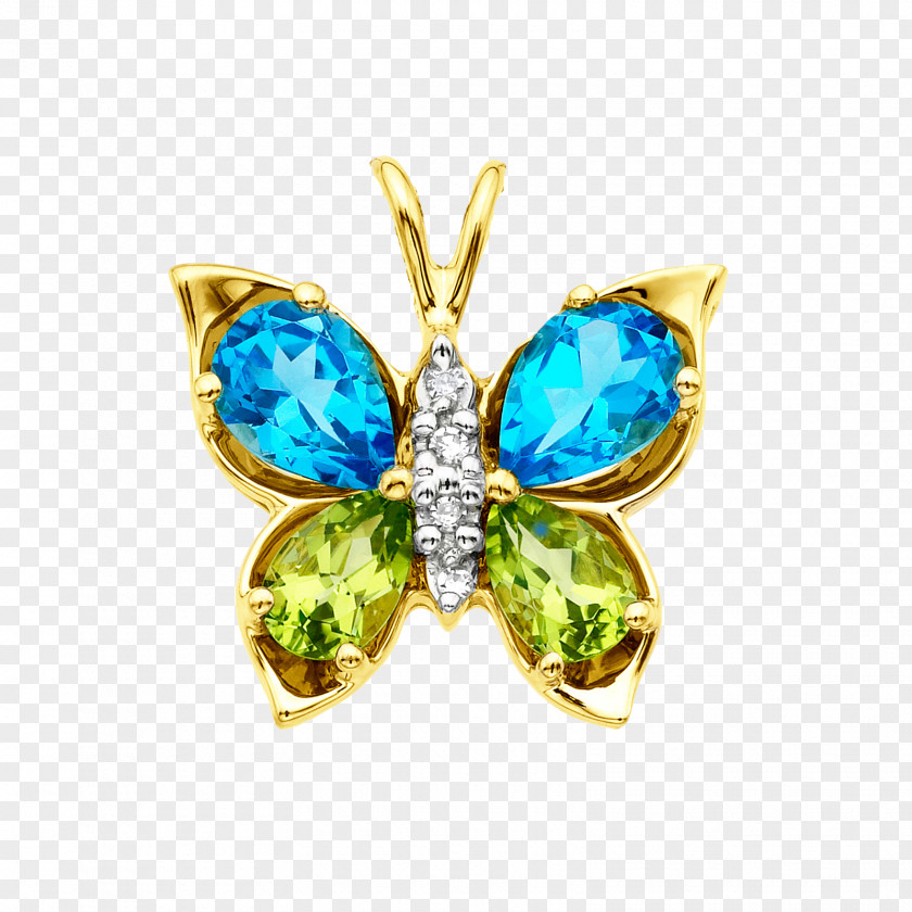 Butterfly Circle Sapphire Earring Gemstone Turquoise Brooch PNG