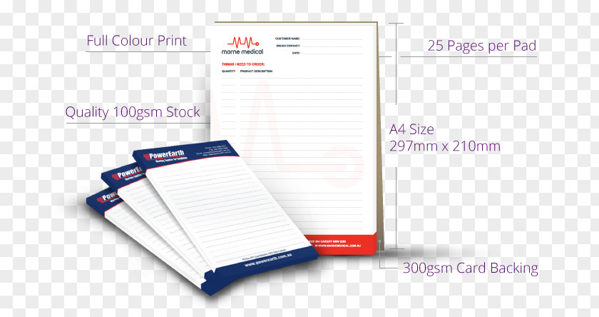 Letterhead Pad Paper Brand PNG