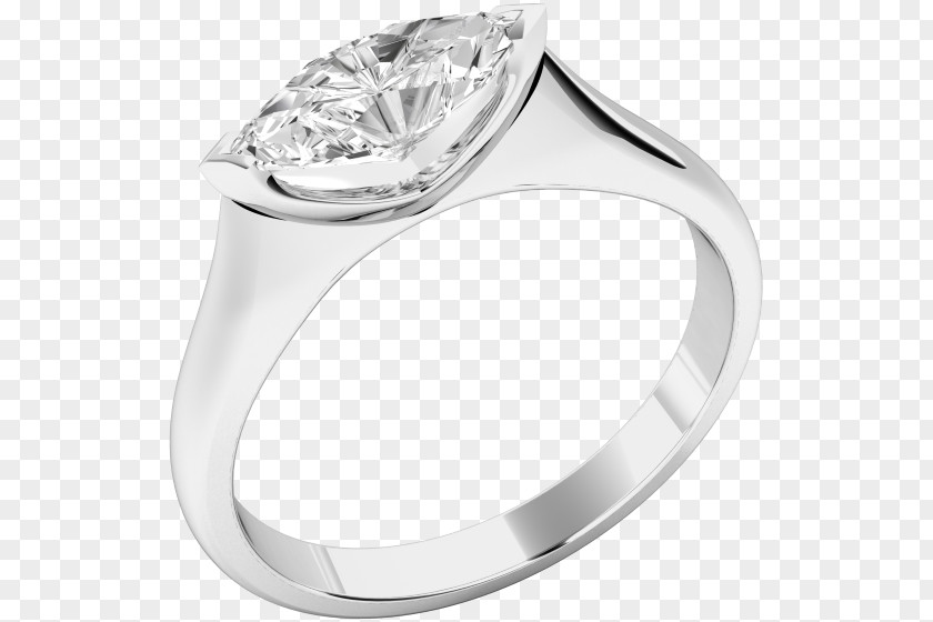 Marquise Diamond Rings Engagement Ring Solitaire Wedding Jewellery PNG