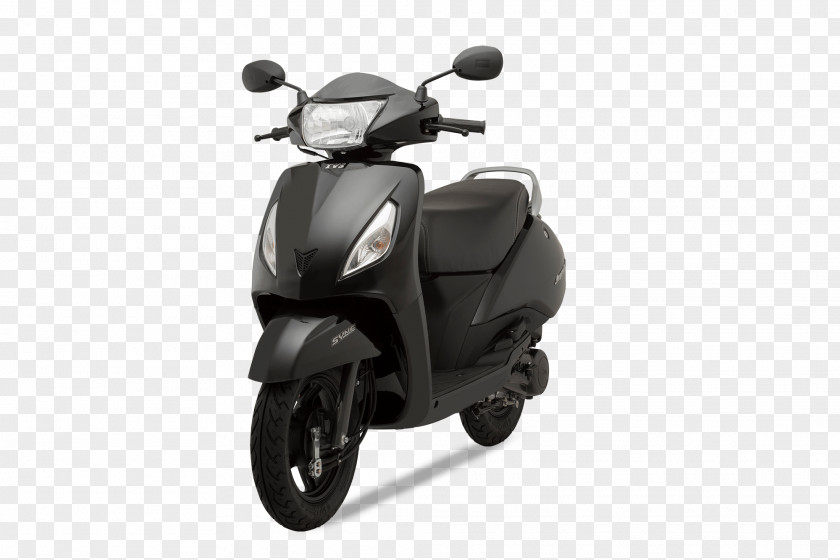 Scooter Motorized TVS Jupiter Motorcycle Sparkling Silver PNG