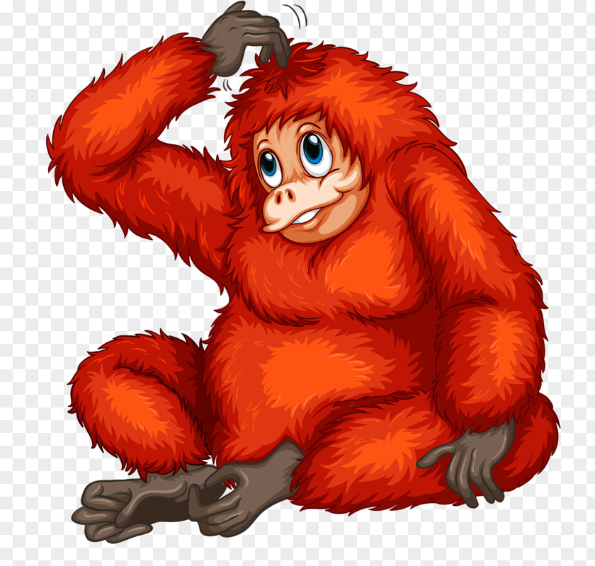 Cartoon Gorilla Ape Clip Art PNG