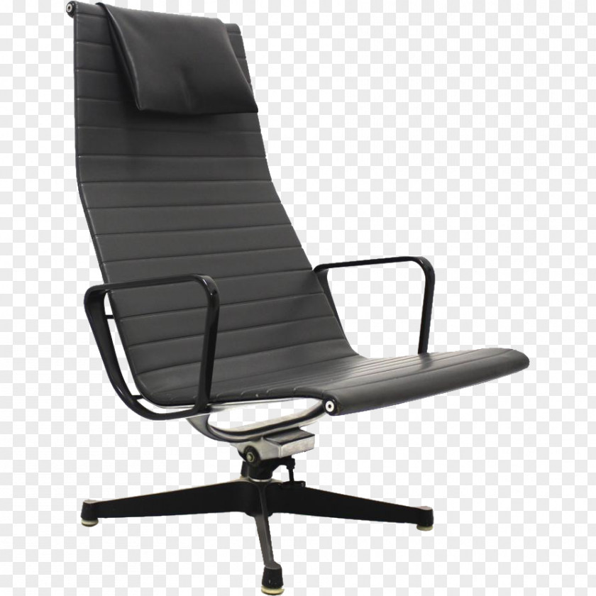 Chair Eames Lounge Wood Charles And Ray Aluminum Group Vitra PNG