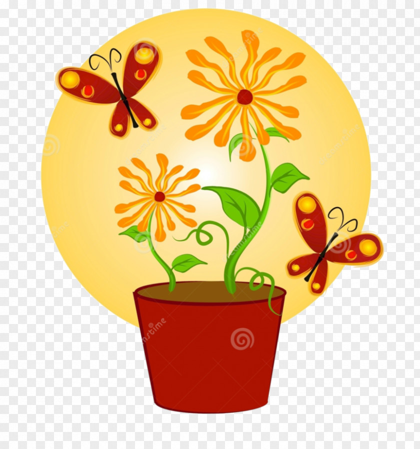 Flower Clip Art Butterfly Illustration Image PNG