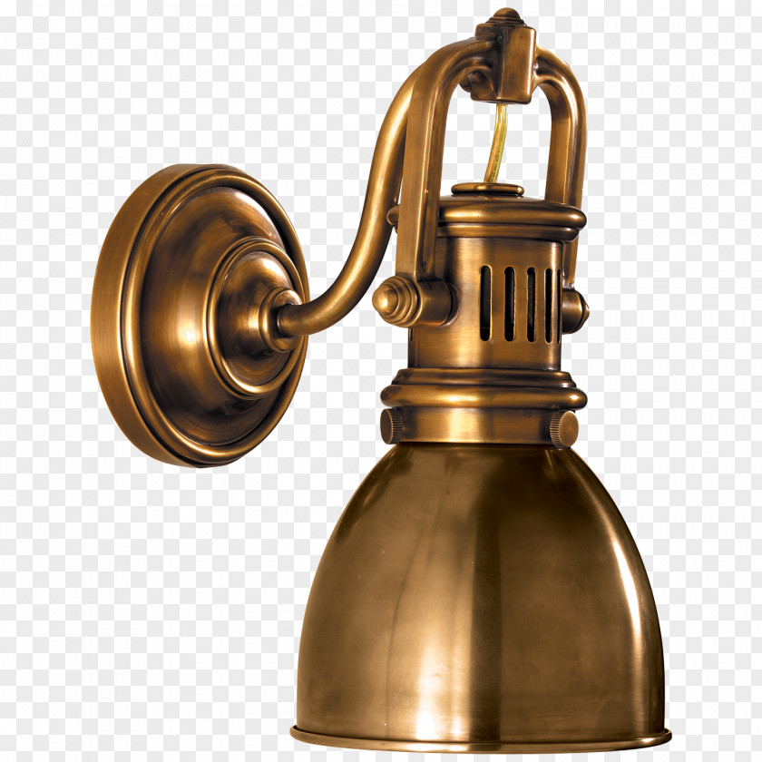 Light Sconce Lighting Brass Bronze PNG