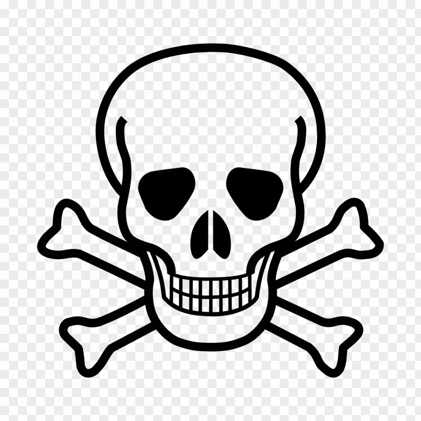 Skull And Bones Crossbones Clip Art PNG