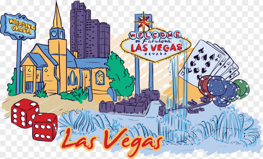 Welcome To Fabulous Las Vegas Sign McCarran International Airport Strip Clip Art Vector Graphics PNG