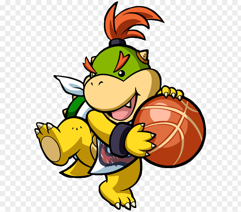 Bowser Mario Hoops 3-on-3 Princess Peach Super Galaxy PNG