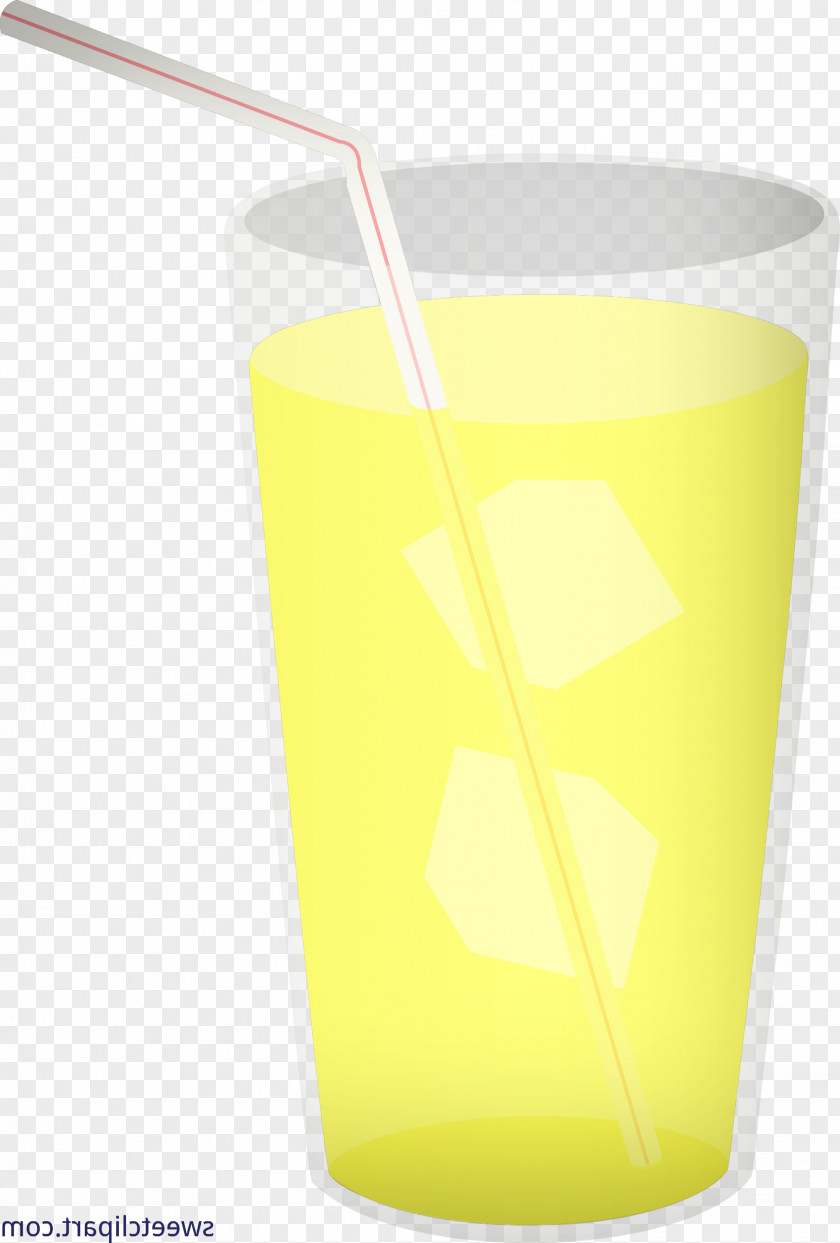 Cup Plastic Drink Yellow Drinking Straw Juice Drinkware PNG