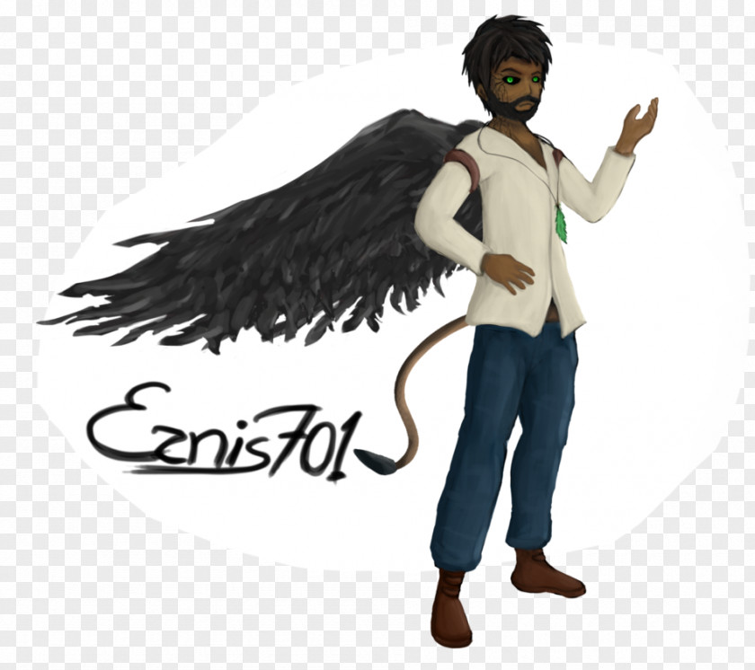 Demon Eye Figurine Angel M Animated Cartoon PNG