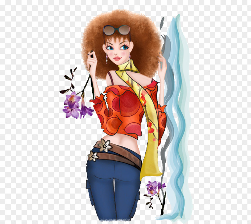 Fashionable Women Female Drawing PNG
