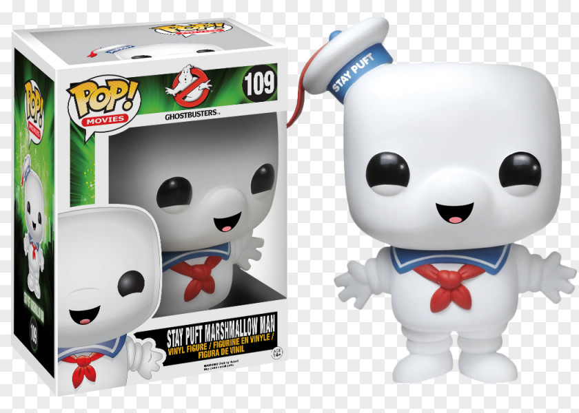 Stay Puft Marshmallow Man Peter Venkman Winston Zeddemore Funko Action & Toy Figures PNG