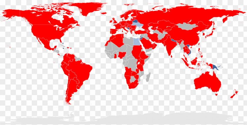 World Map Equirectangular Projection PNG