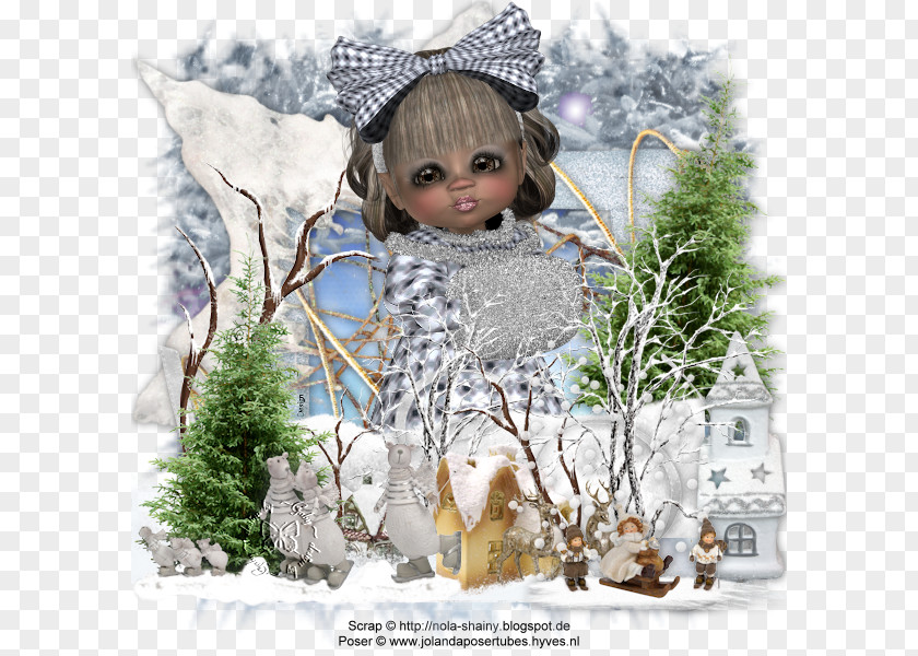 Tree Christmas Ornament Winter Doll PNG