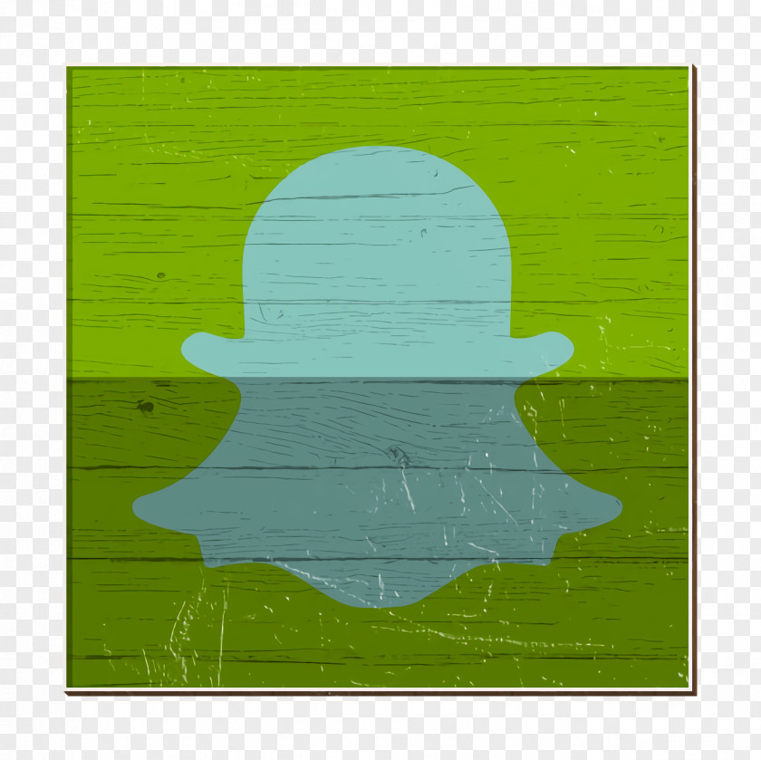 Rectangle Leaf Snapchat Icon PNG