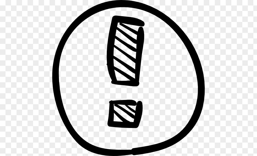 Sketch Exclamation Mark Pictogram Symbol PNG