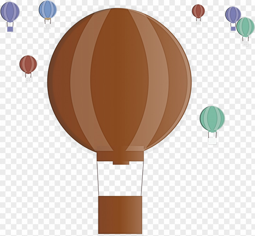 Hot Air Balloon Floating PNG