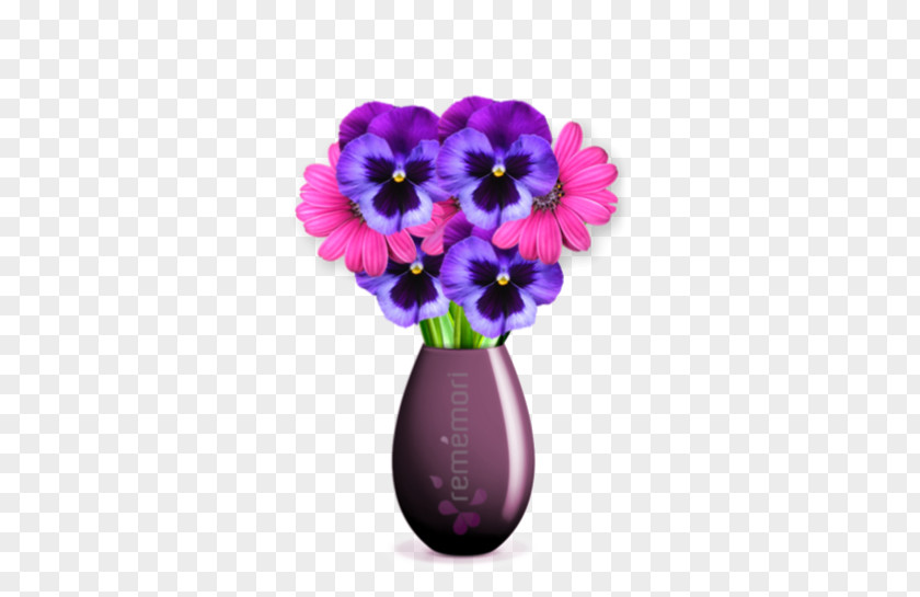 Violet Pansy Flowerpot Primrose Cut Flowers PNG