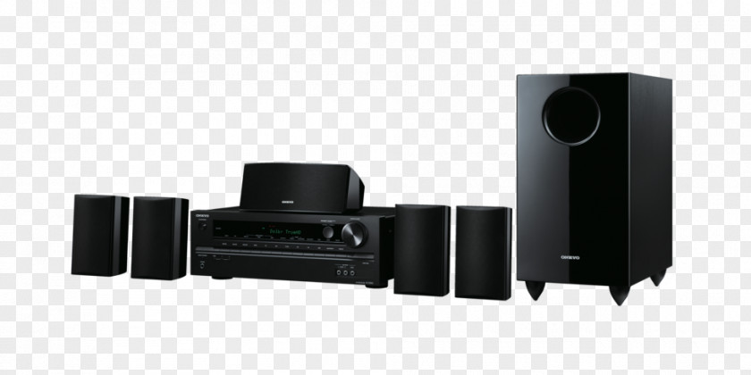 Home Theater Systems 5.1 Surround Sound Onkyo AV Receiver PNG