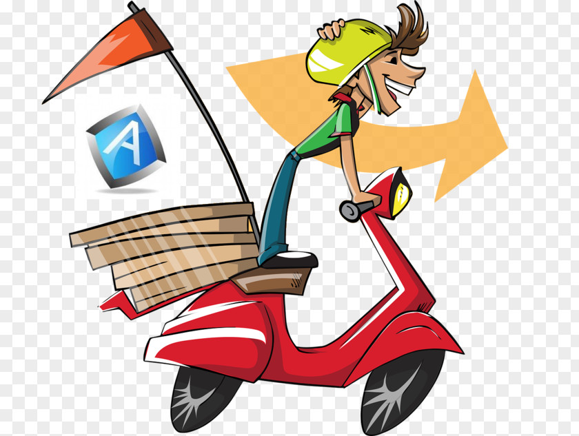 Pizza Delivery Take-out Clip Art PNG