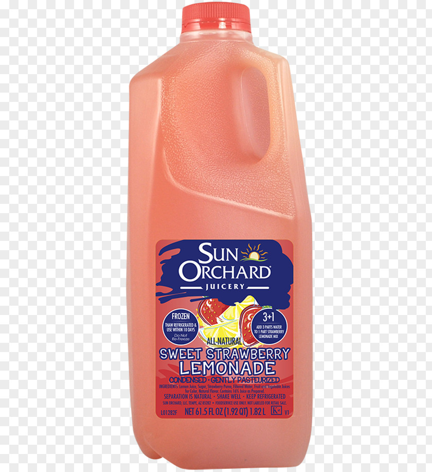 Strawberry Lemonade Orange Drink Liquid Car Fluid PNG