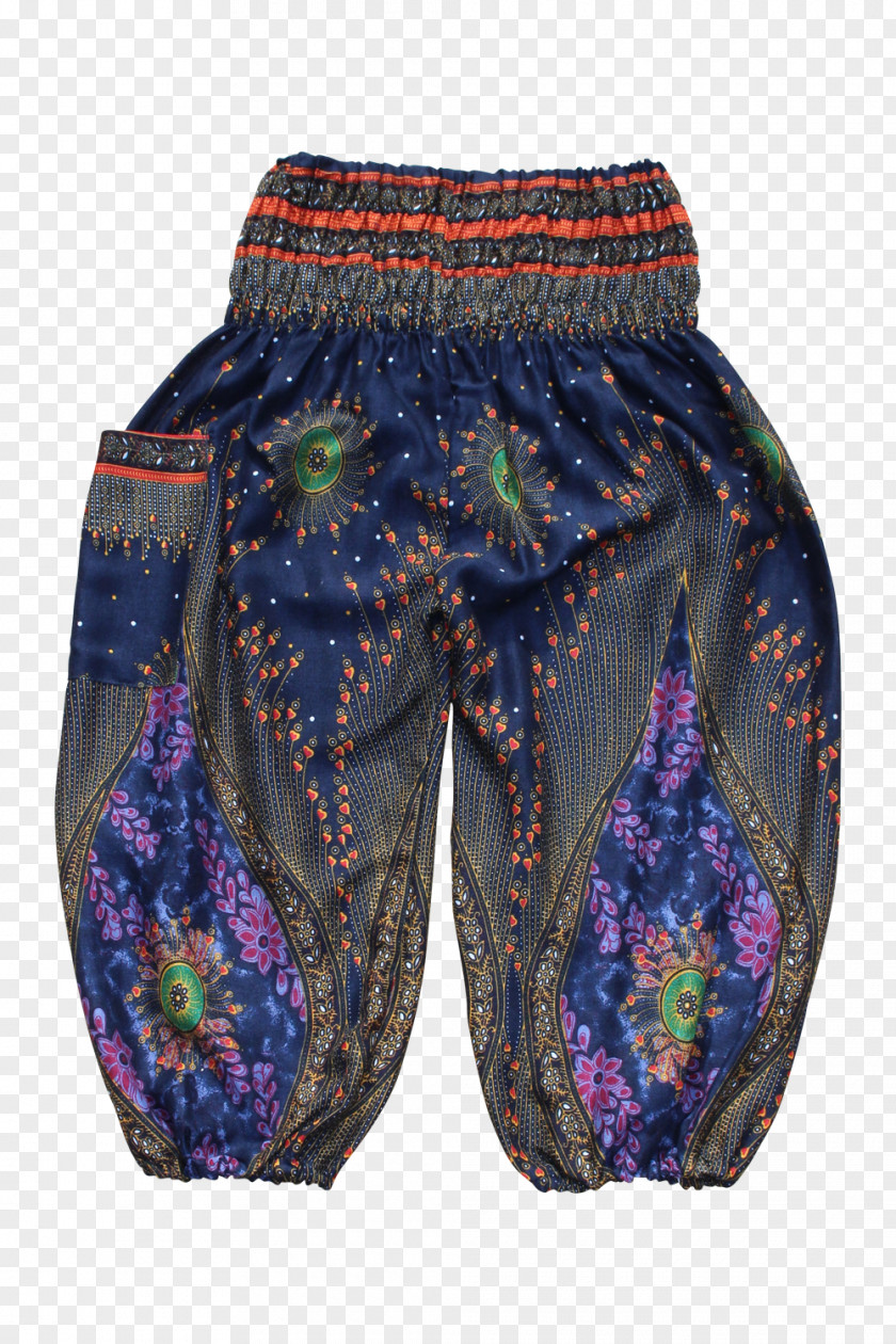 Striped Thai Harem Pants Shorts Yoga PNG