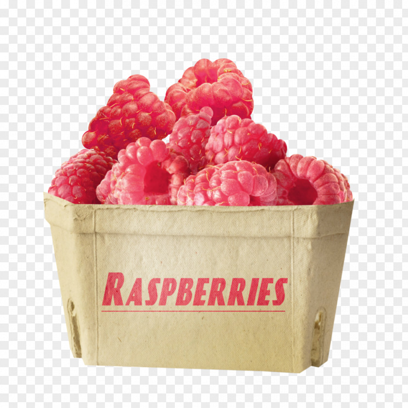 A Box Of Raspberries Raspberry Auglis Clip Art PNG