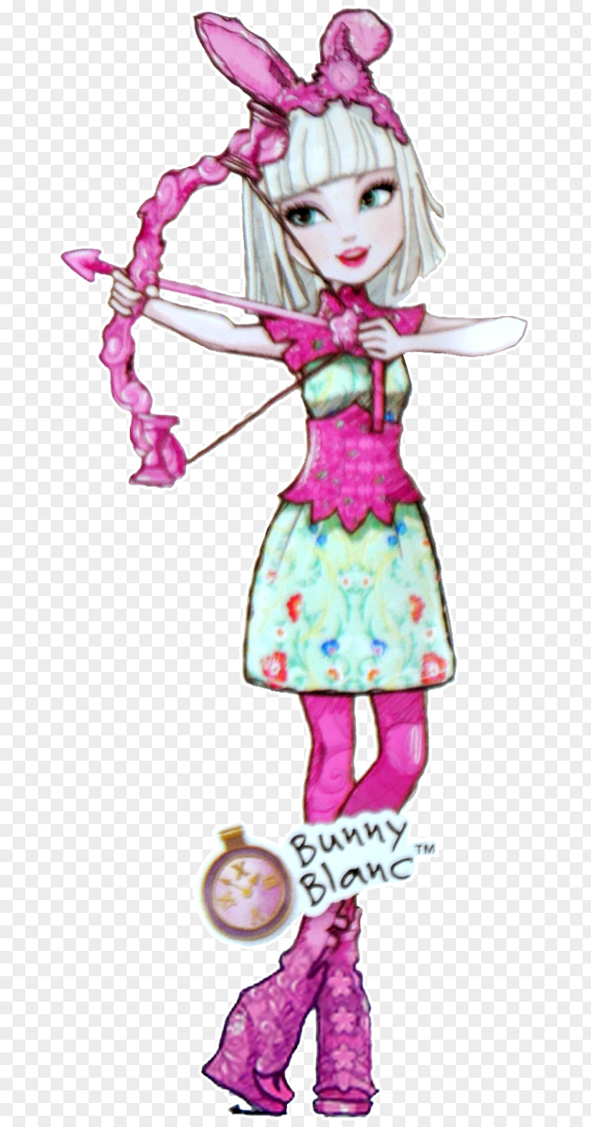 Doll Ever After High Modern Competitive Archery Frankie Stein PNG