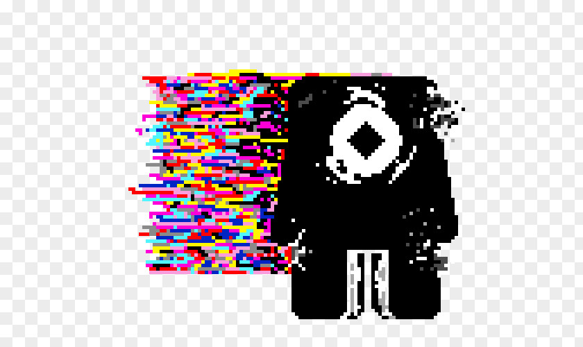 Glitch Pixel Art Graphic Design Digital PNG