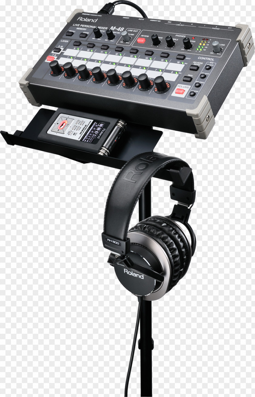 Headphones Audio Mixers Roland Corporation Electronic Musical Instruments PNG