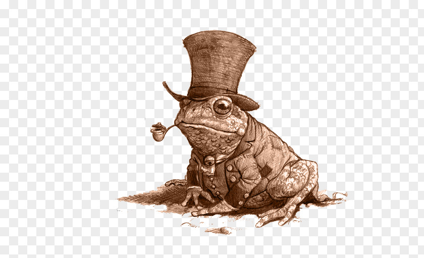 Jeanbaptiste Monge Mr. Toad Frog A La Recherche De Féerie PNG
