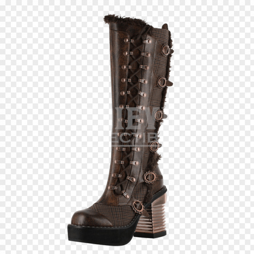 Boot Riding Shoe Knee-high Steampunk PNG