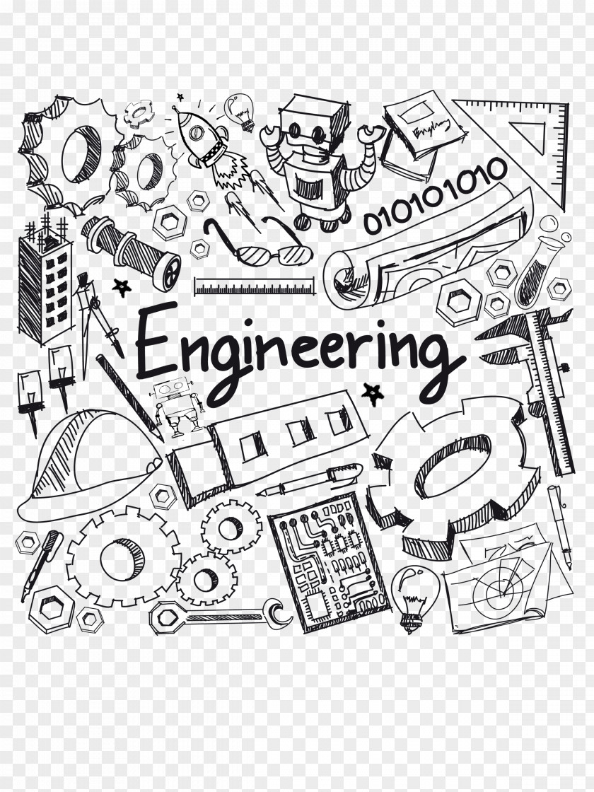 Cool Stuff That You Can Draw Cute Doodles Mechanical Engineering Civil Electrical Drawing PNG