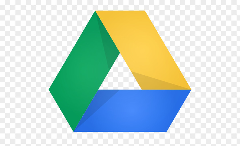 Google Drive Triangle Yellow Green PNG