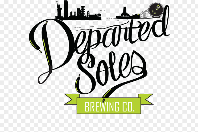 New Jersey Skyline Departed Soles Brewing Company Beer Grains & Malts Brewery Logo PNG