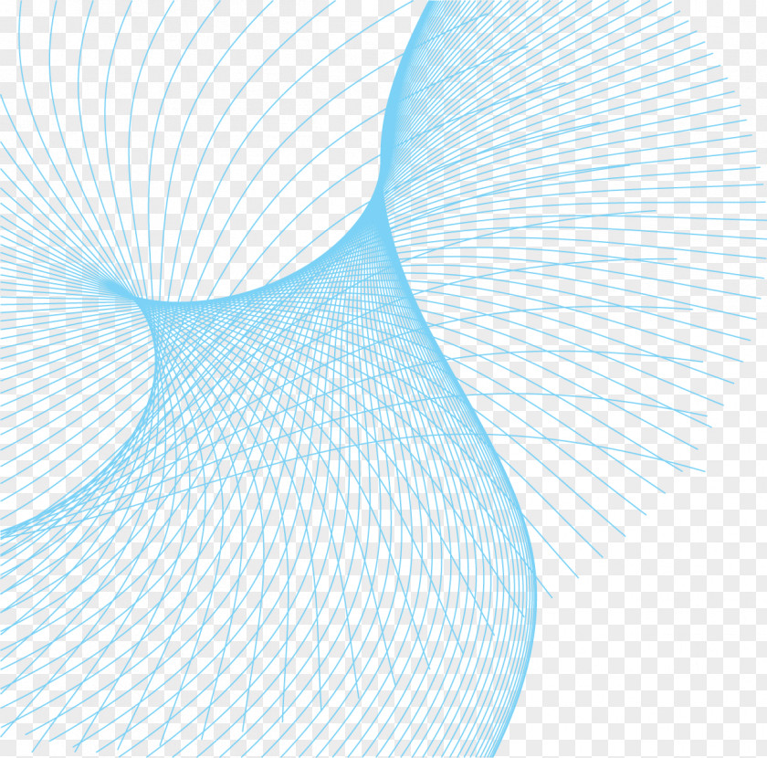 Vector Blue Shading Material Science And Technology Lines Line PNG